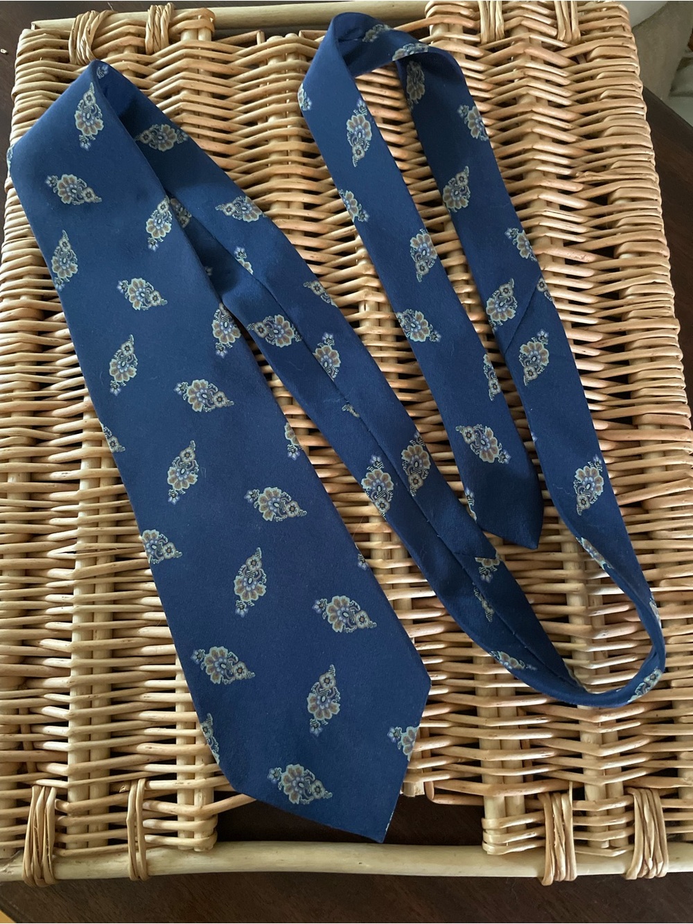 Yves Saint Laurent Navy Tie